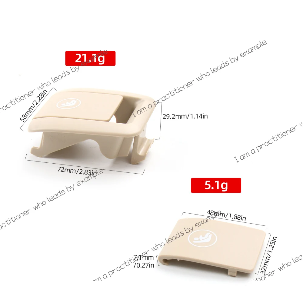 For BMW 5 Series G302017-22 Replace Rear Child Seat Safety ISOFIX Cover Restraint Car Hook Buckle Seat Cover Plate 52207451008