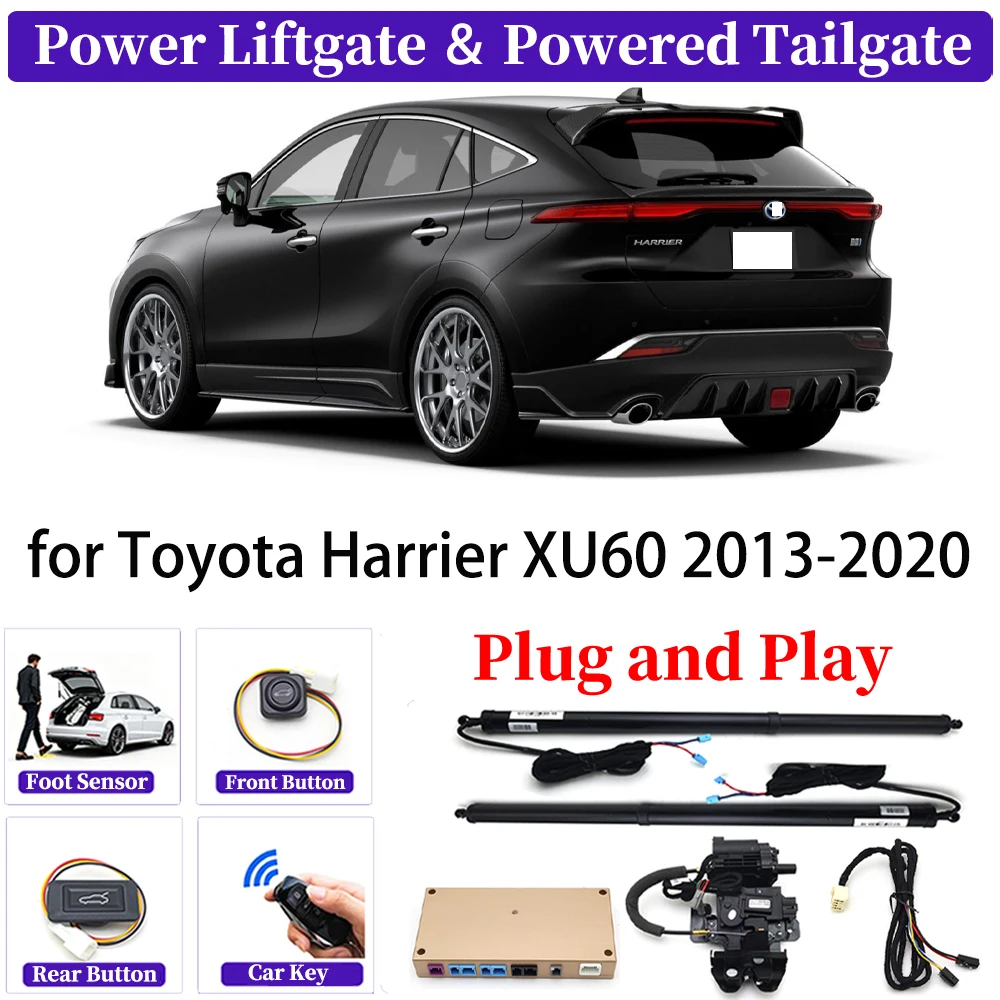 

ZJCGO for Toyota Harrier XU60 2013-2020 OEM Upgrade Car Automatic Power Liftgate Kit Smart Auto Electric Tailgate System