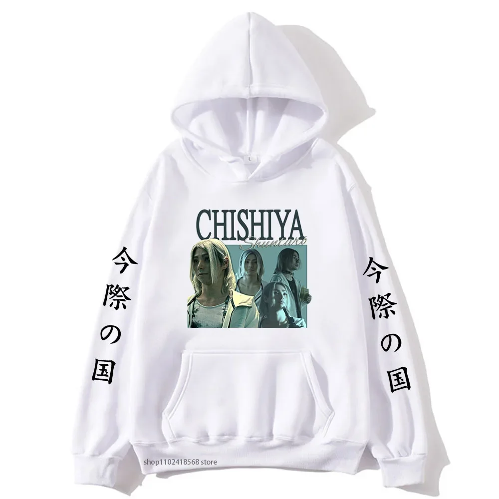 Anime Alice In Borderland Hoodies Chishiya Printed Sweatshirts Men Fashion Tops Streetwear Women Clothing Y2k Hoodie Winter Tops