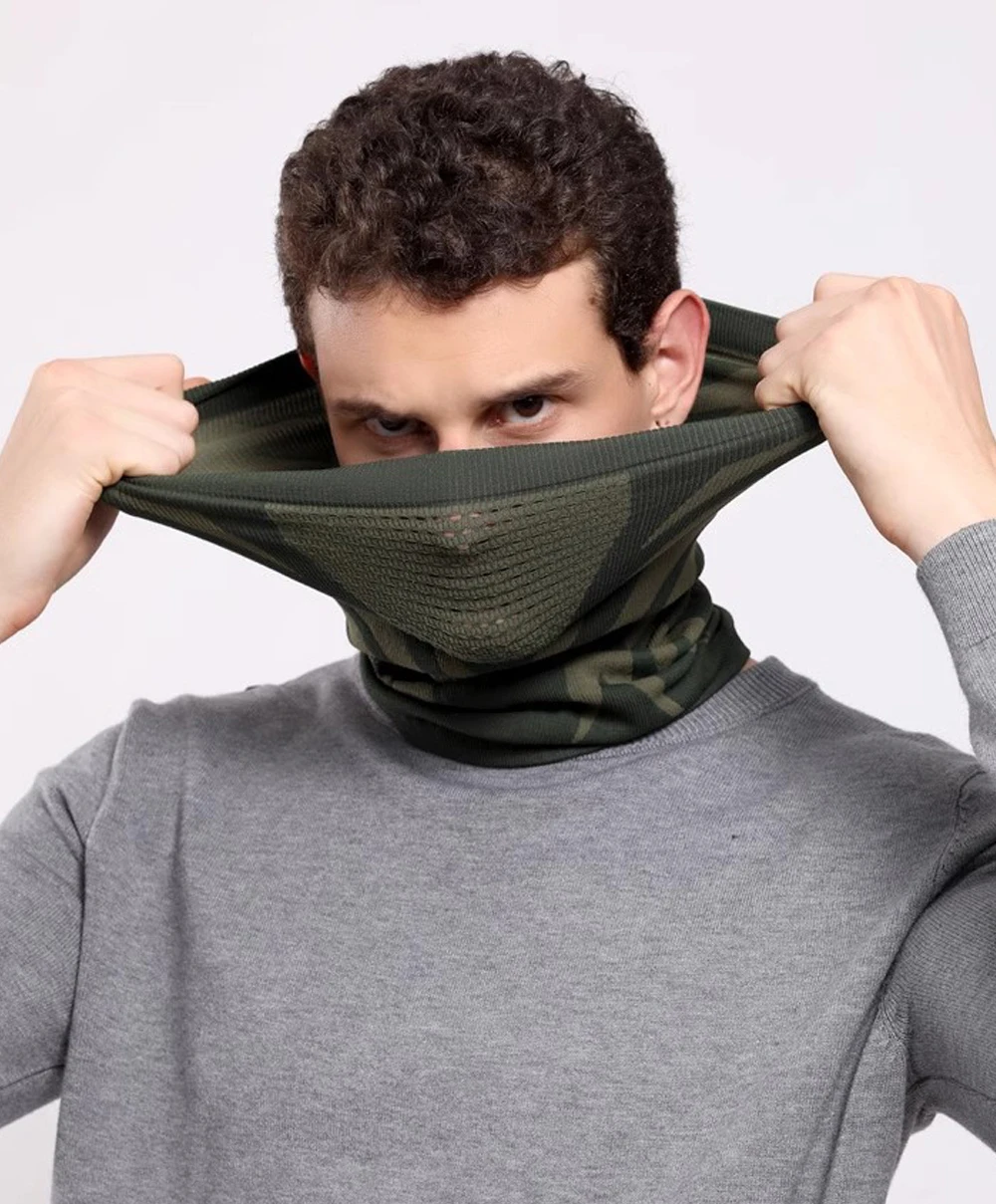 Winter warme Skimaske Hals Unisex elastische atmungsaktive Fahrradmaske Herren Damen Outdoor-Sport Laufmasken Motorradmaske – Detail 9