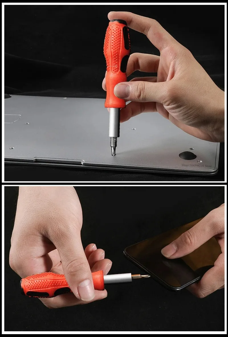 Multi Functional Precision Maintenance Manual Tool, 31 in 1 Screwdriver Mini Kit, Detachable Anti Slip Handle