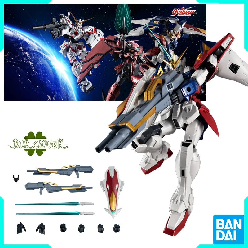 

BANDAI Original GUNDAM UNIVERSE Anime FigureXXXG-00W0 WING GUNDAM ZERO Action Figure Toys For Boys /Girls /Kids/Christmas Gift
