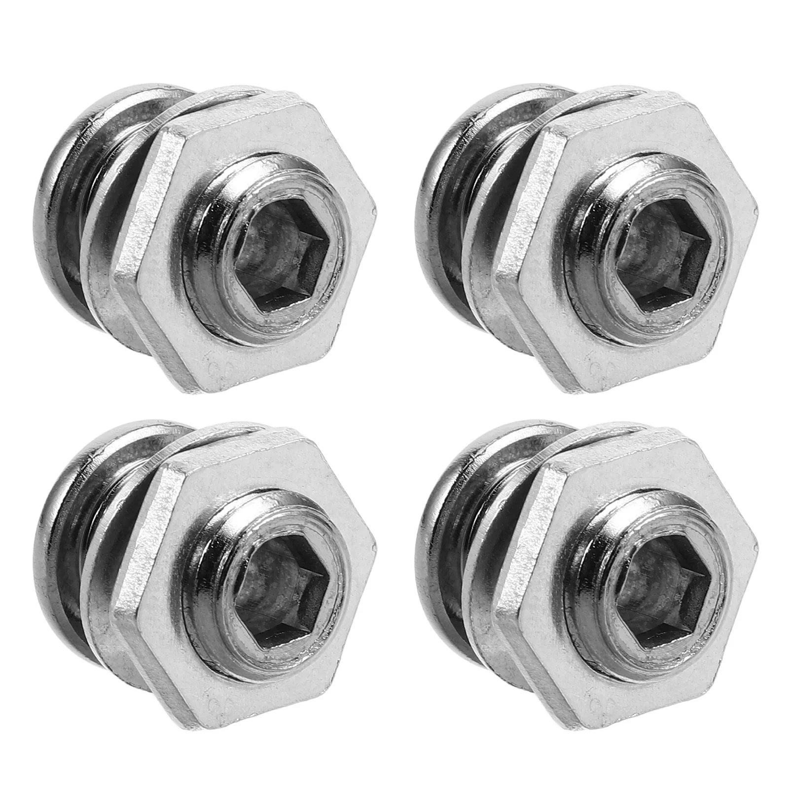 4 قطعة طبل تنفيس ثقب مسامير تنفيس الهواء استبدال أجزاء أداة قرع كمين طقم طبلة مسامير مع حشية غسالة #6