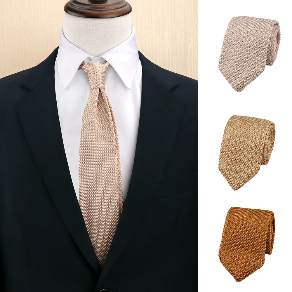 

Knitted Ties Dark Blue Fashion Casual Skinny Necktie For Party Boys Girls Solid Colourful Knitted Neck Tie Narrow Slim Gravatas