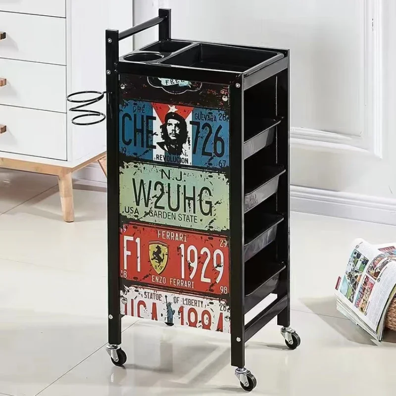 

Auxiliary Cart For Aesthetics Beauty Moving Food Serving Trolley Makeup Stainless Steel Hotel Тележка Парикмахерская Rolling Bar