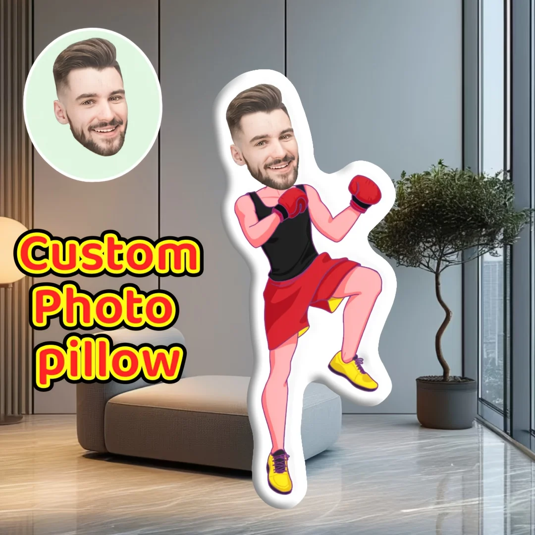 DIY Creative Facial Customization Cute Pillow Handsome Gift for Favorite People, Couple's Birthday Commemoration Gift, Valentine