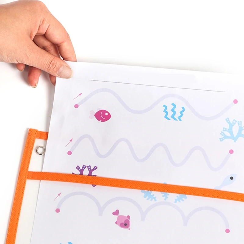 Túi Xóa Khô, Tay Áo Nhựa Có Thể Tái Sử Dụng Cửa Hàng Giữ Vé Tấm Bảo Vệ Giáo Viên Cung Cấp Cho Lớp Học Trang Sức Giọt