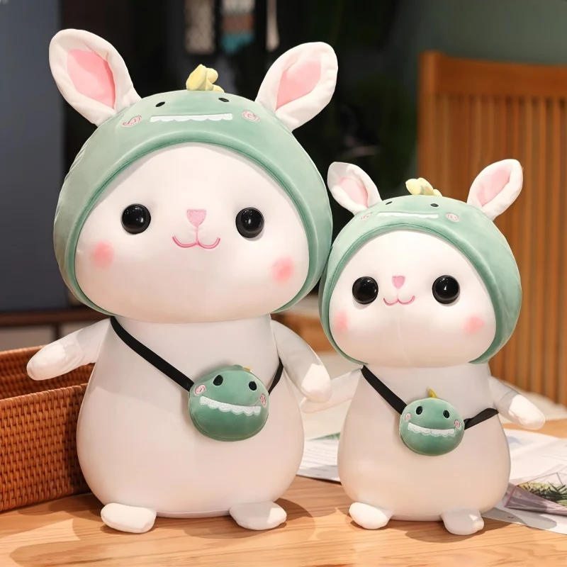 

1 шт. 30/40 см Kawaii косплей кролик плюшевые игрушки трансформировать морковь динозавр авокадо куклы для девочек подарочная коробка на день Святого Валентина