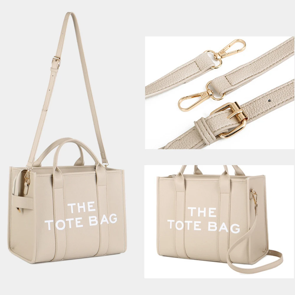 

Women's Casual Tote Bag Vintage Crossbody Bag PU Leather Shoulder Bag Large Capacity Travel Handbag THE TOTE BAG Fashion Handbag