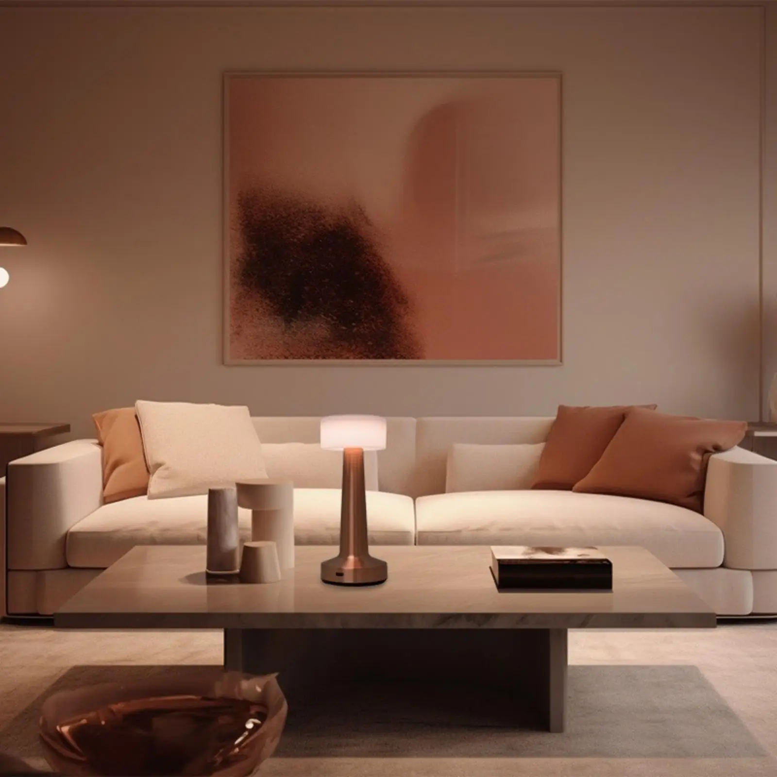 

New Chinese style desk lamp USB restaurant bar atmosphere light indoor bedside eye protection LED creative gift Xiaoye