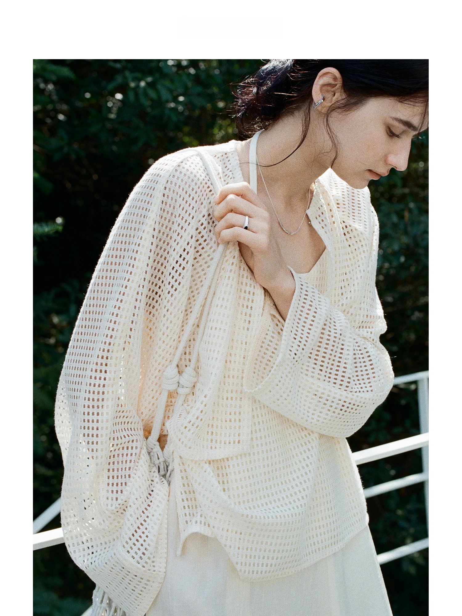 

Женское летнее пальто TAGEECHITA, тонкое, с защитой от солнца, с длинными рукавами, ажурным дизайном, повседневная верхняя одежда, топ