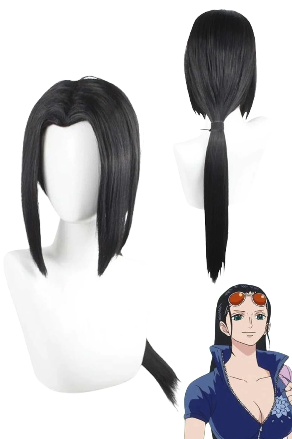 Nico Robin Cosplay Pruik Prop Ei Hoofd Kostuum Accessoires Anime Een Cosplay Stuk Vermomming Hoofddeksel Vrouwen Rolspel Halloween Pak