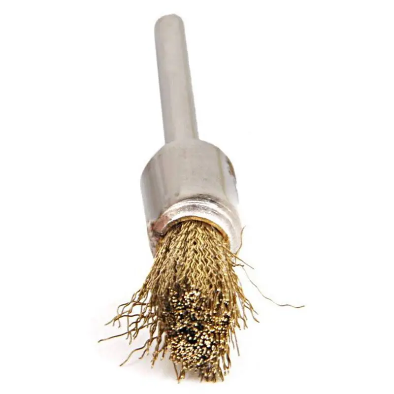 ABRE-4X Motorcycle Durable Polishing Rustproof Metallic Wire Brush Cleaning Tool S