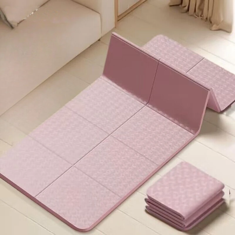 Esterilla de Yoga Plegable Antideslizante, Esterilla de Fitness Portátil para Estudiantes, Siesta Nocturna, Siesta Infantil