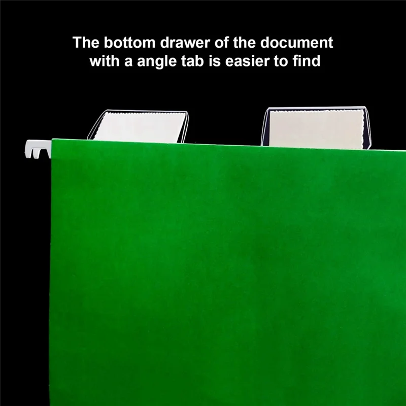 EF-120 Piece Hanging Folder Tabs And Inserts For Quick Identification Of Hanging Files, Easy To Read, Plastic Hanging File Inser