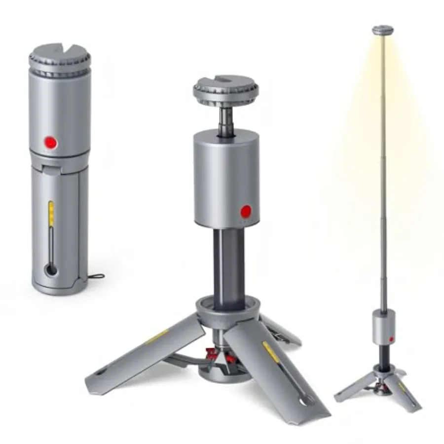 Telescopic Camping Lantern with Magnetic Base