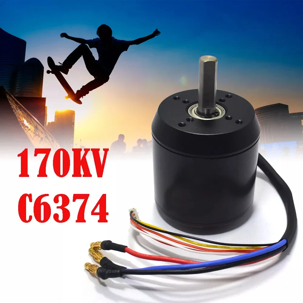 

C6374 High-Efficiency 170KV Brushless Motor, Ideal for Electric Skateboards, Longboards, and DIY Electric Rides