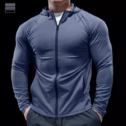 Autumn Winter Men Waterproof Hooded Running Jackets Fitness Gym climbing hiking outdoor Sports Training Sportswear Clothing