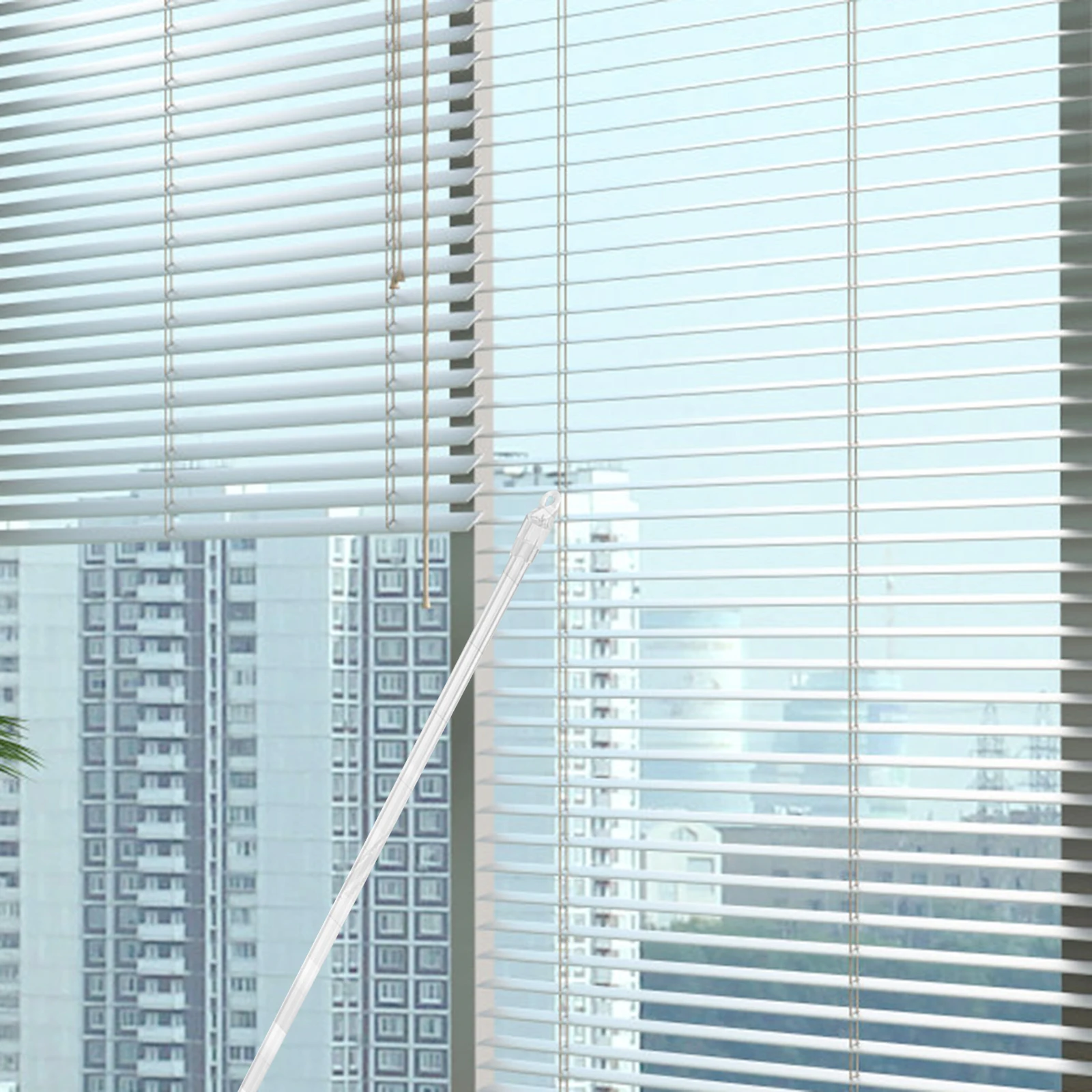 

4Pcs Vertical Blinds Replacement Parts Strong Plastic Blind Wand Replacement for Curtains Pull Rod Home Office