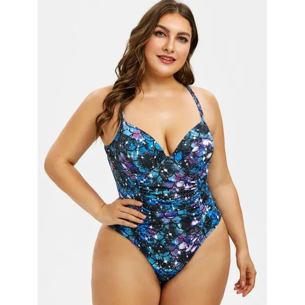 New ladies one-piece swimsuit big size woman sexy triangle bikini swimsuit