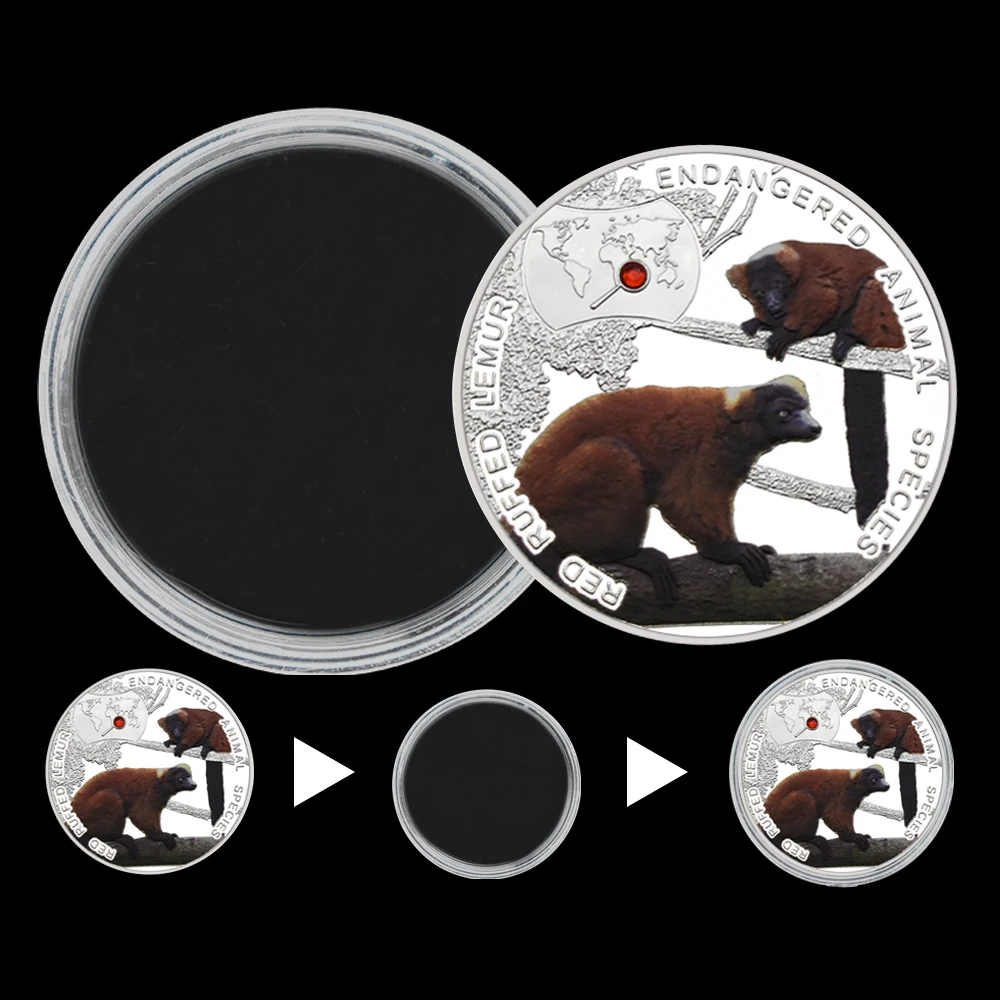 2014 Jaar Zambia 1000 Kwacha Coin Rare Animal Herdenkingsmunt In Capsule Art Worth Collection Festival Gift