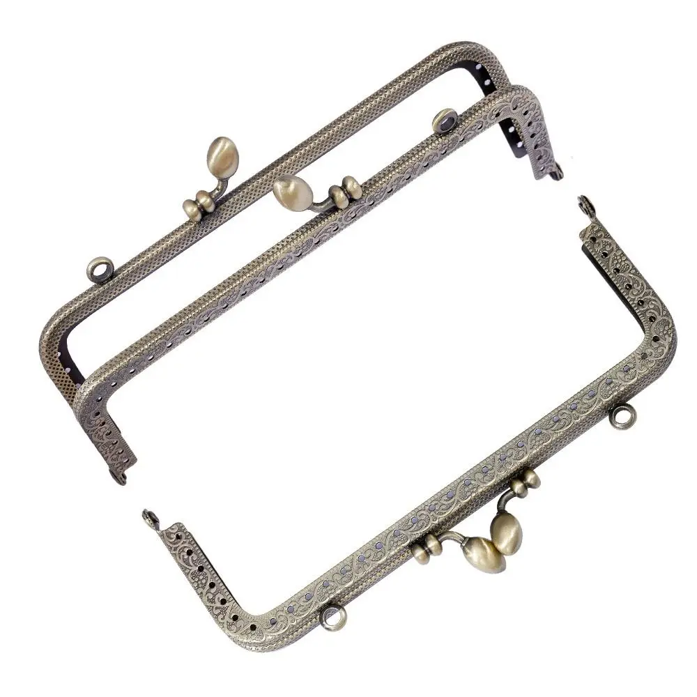 Purse Clasp Frame Bag Kiss Clasp Lock Metal Purse Frame for DIY Craft Purse Bag Making