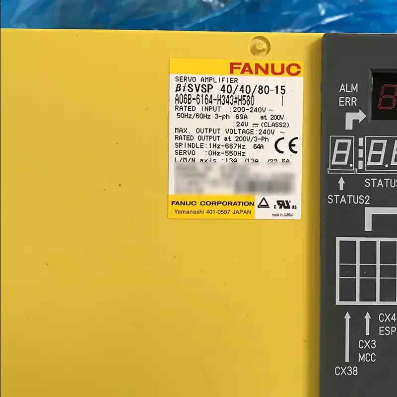 

A06B-6164-H343 Новый сервопривод Fanuc В НАЛИЧИИ Быстрая доставка