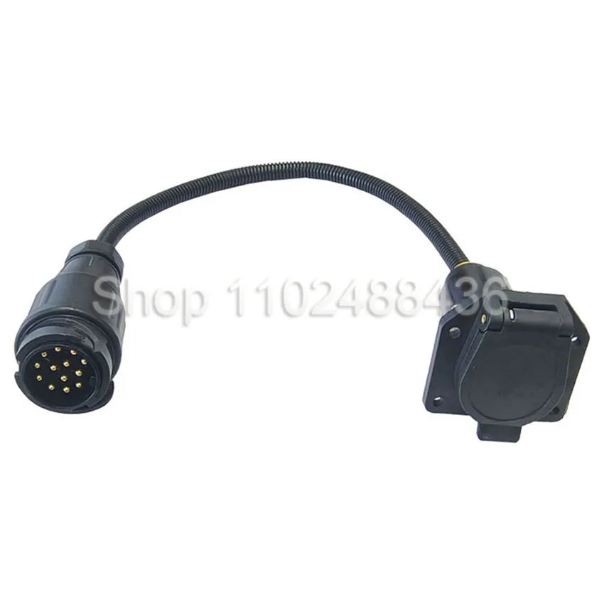 RV Trailer Plug Adapter 7/13Pin EU Socket Convert to 7Pin USA Trailer Plug Trailer Boat Truck Trailer Parts - view 4