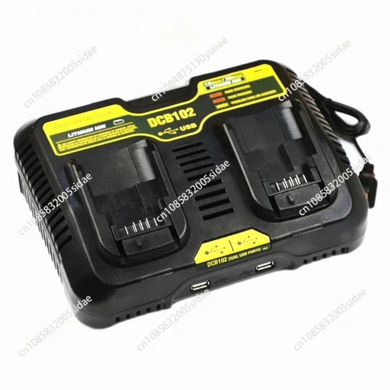 

DCB102 Replacement Charger for DEWALT DCB102 20-volt MAX Jobsite Charging Station Dual USB Ports Dewalt Battery Charger Tools
