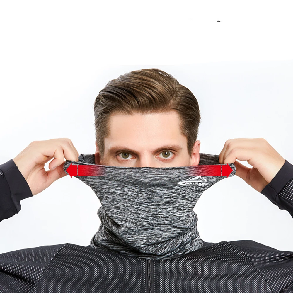 Winter Windproof Sports Face mask for Outdoor Cycling Skiing Thermal Fleece Lined Face Mask Ear Protection Scarf Neck Warmer