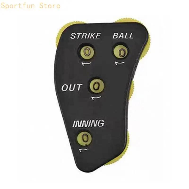 

X7JD Referee Baseball Clickers 4 Wheel Umpire Scorer Clickers Handheld Baseball Softball Game Counter