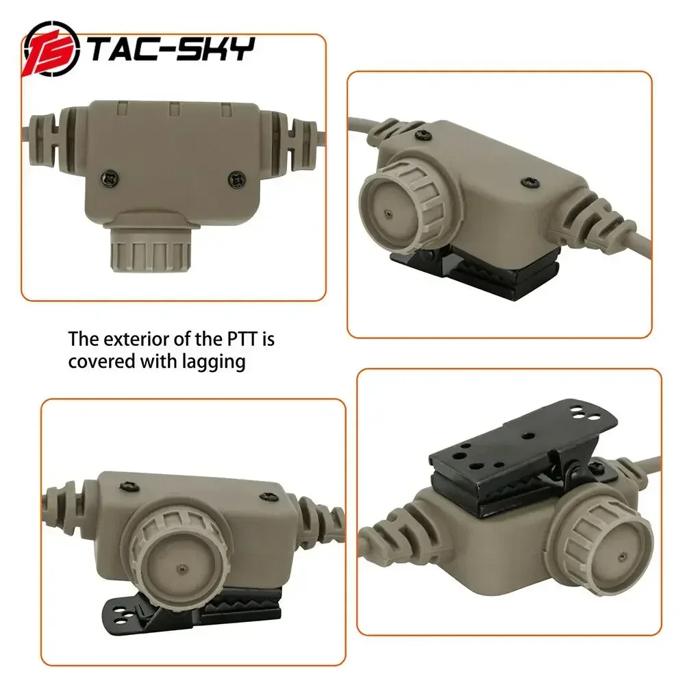 2-Pin Motorola RACPTT Adapter Compatible Tactical COMTAC2 COMTAC3 /for SORDI /Tci liberator II/TEA Hi-Threat Tier Headphones