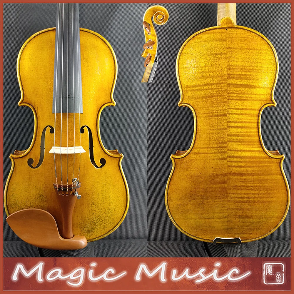 50 Years Old Spruce A Revolutionary 5 strings Violin Viola 4/4 Size #3502 Professional 5 String Violine Hand Made Oil Varnish