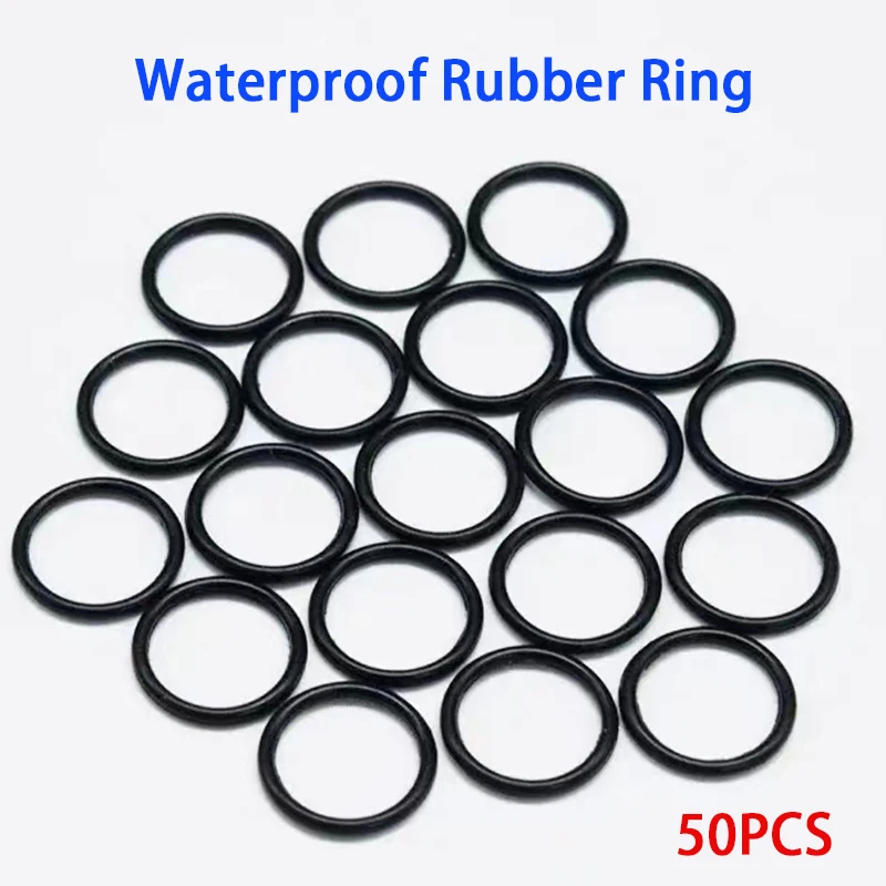 

50pcs/Set Waterproof Rubber Ring For iPhone X-16PM Solve Back Camera Lens Sinking Problem After Change Big Hole Back Glass