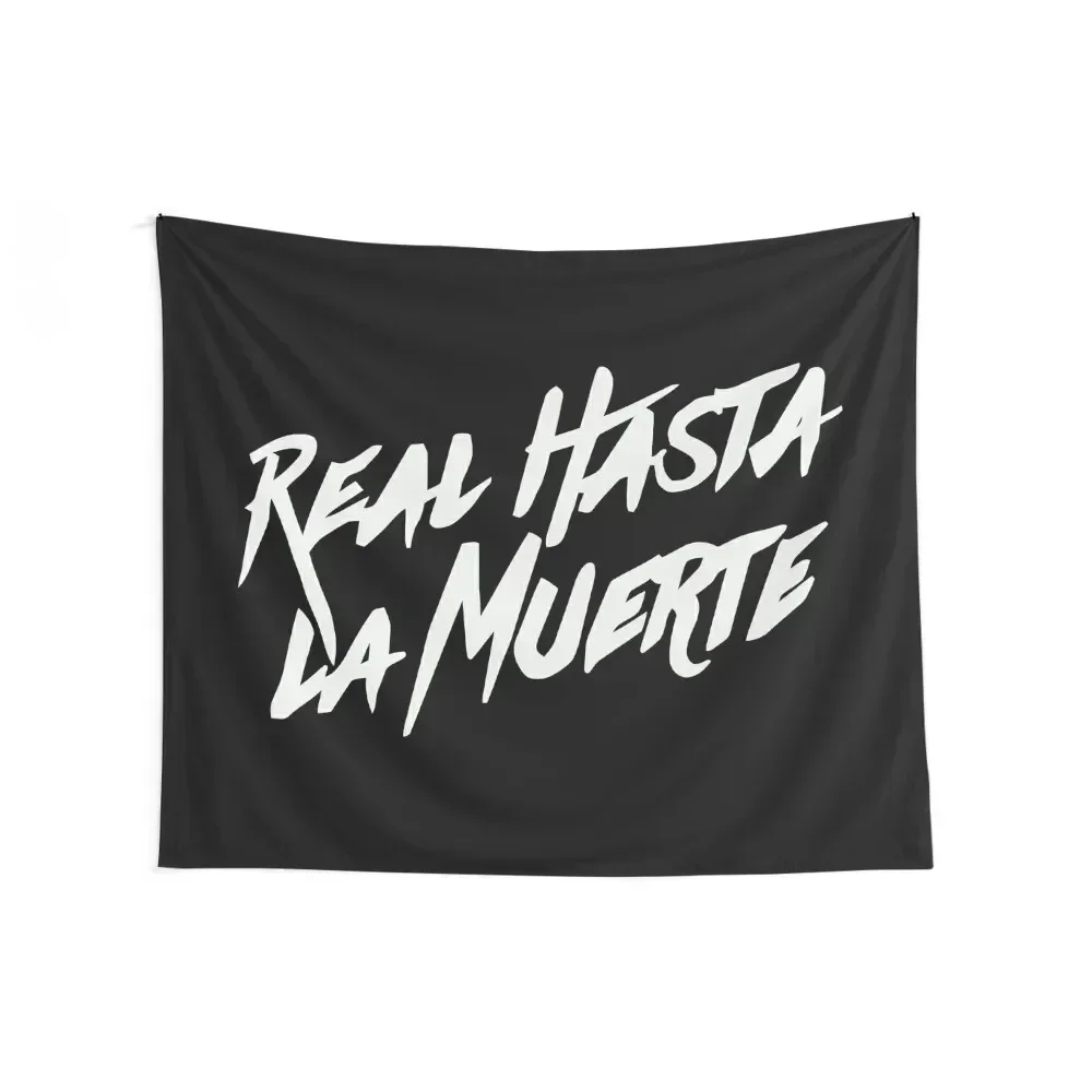 Real Hasta La Muerte Merch Real Hasta La Muerte Tapestry Decorations For Room Cute Decor Tapestry