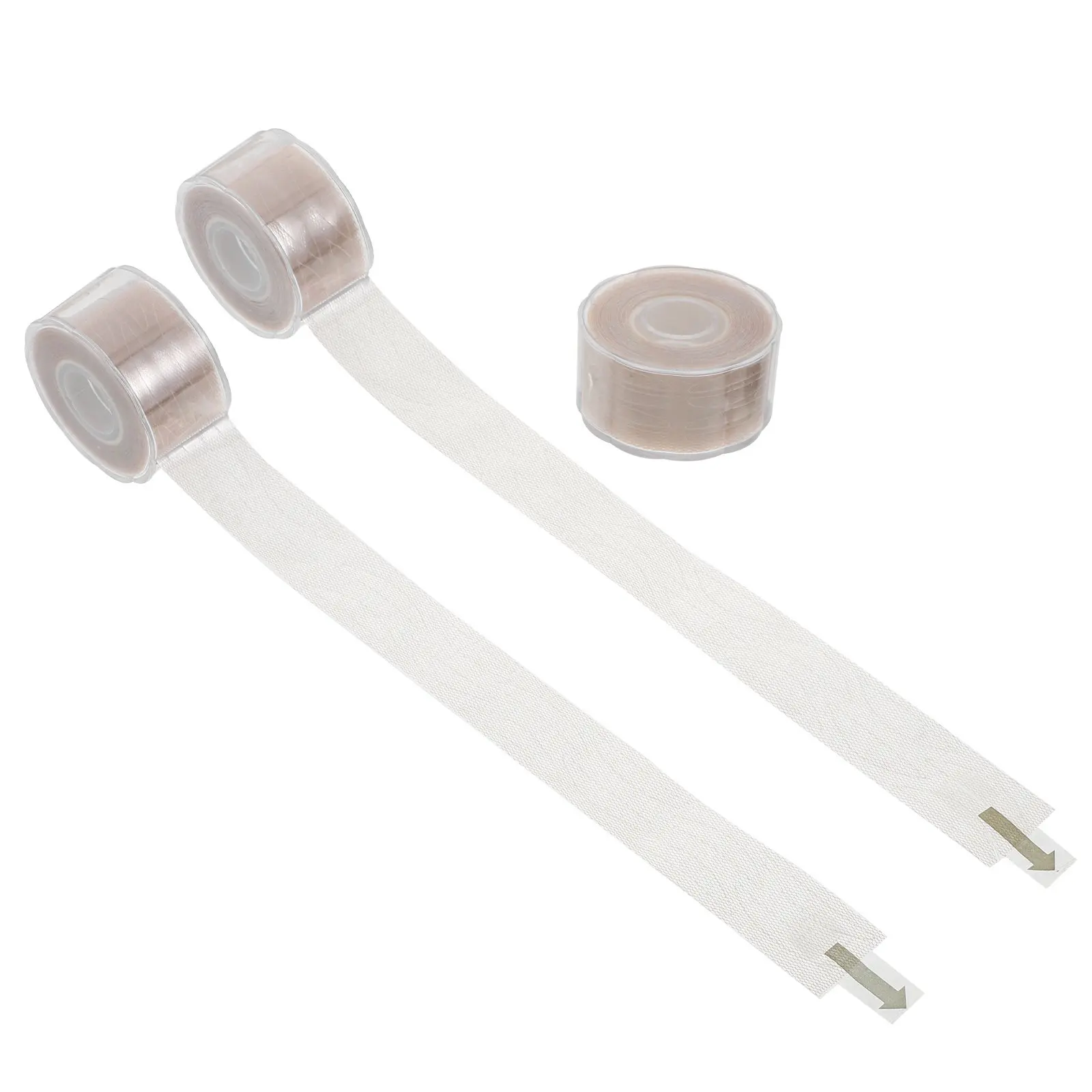 

3 Rolls Double Eyelid Sticker Beige Skin-Friendly Eye Shaping Makeup Supply for Female Lasting Comfortable Wear Natural Double