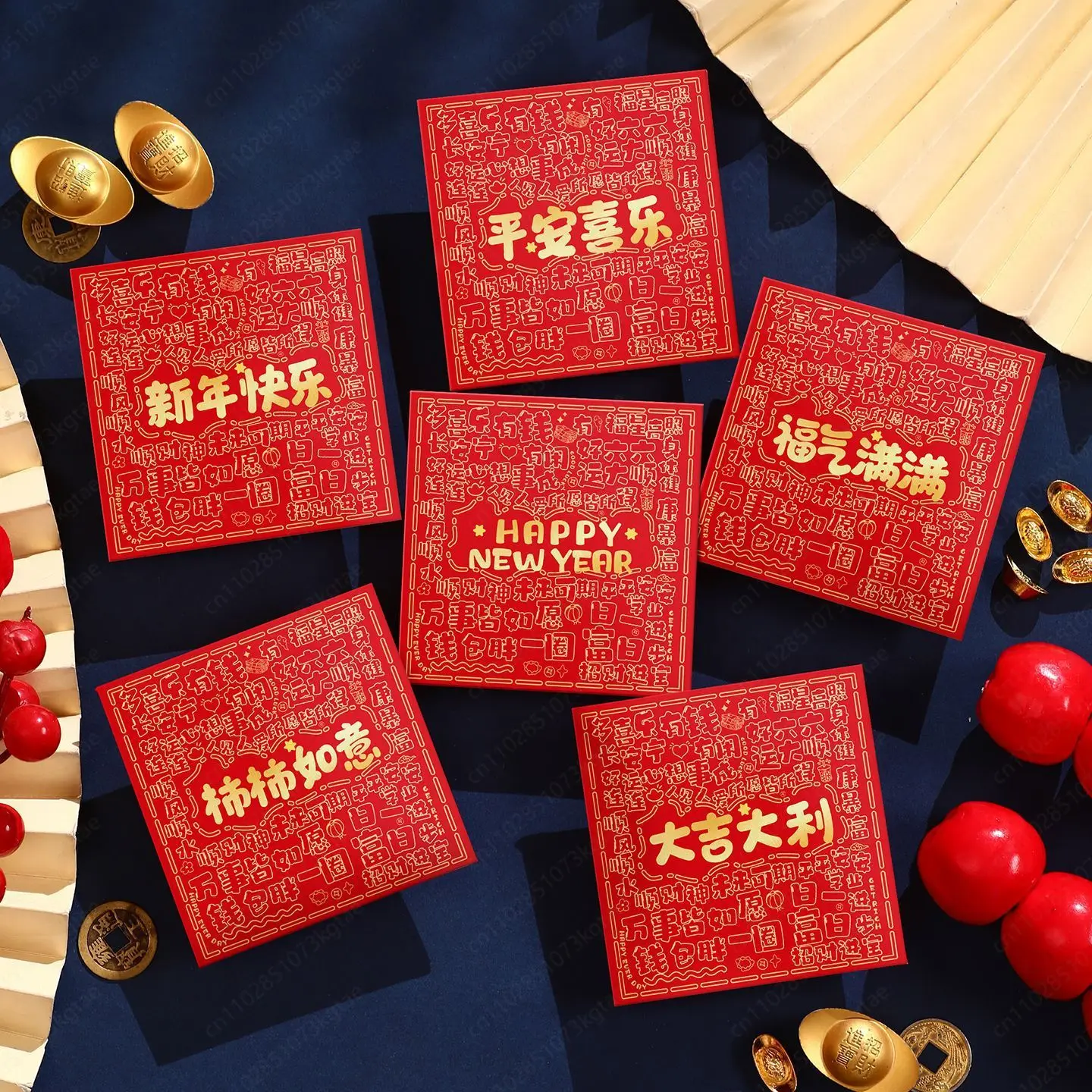 

Красный конверт «Год Лошади» 2026 года, универсальный, с мультяшным дизайном, для Нового года и Китайского Нового года