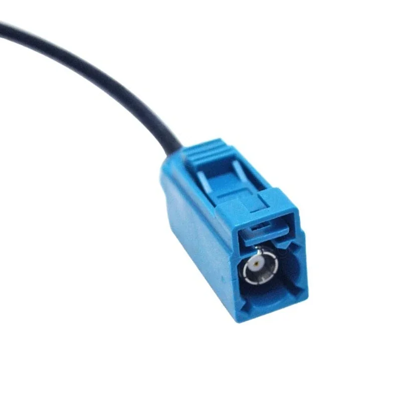 1 قطعة FAKRA إلى RCA محول كابل الفيديو-سيارة عكس الكاميرا AV-IN كابل مراقبة وقوف السيارات لشركة فولكس فاجن BMW أودي مرسيدس VAG #6