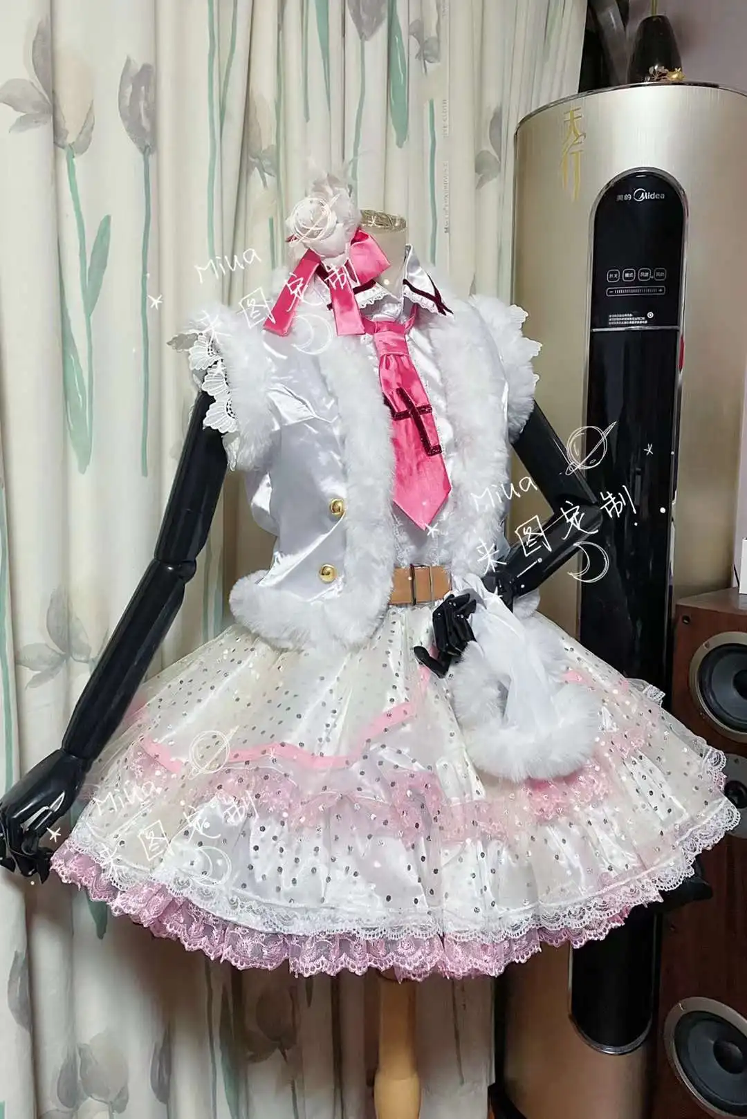 

Костюм для косплея COS-KiKi [на заказ] по аниме Lovelive: Косака Хонока, сценический наряд с эффектом снежного сияния, милый униформа для вечеринок