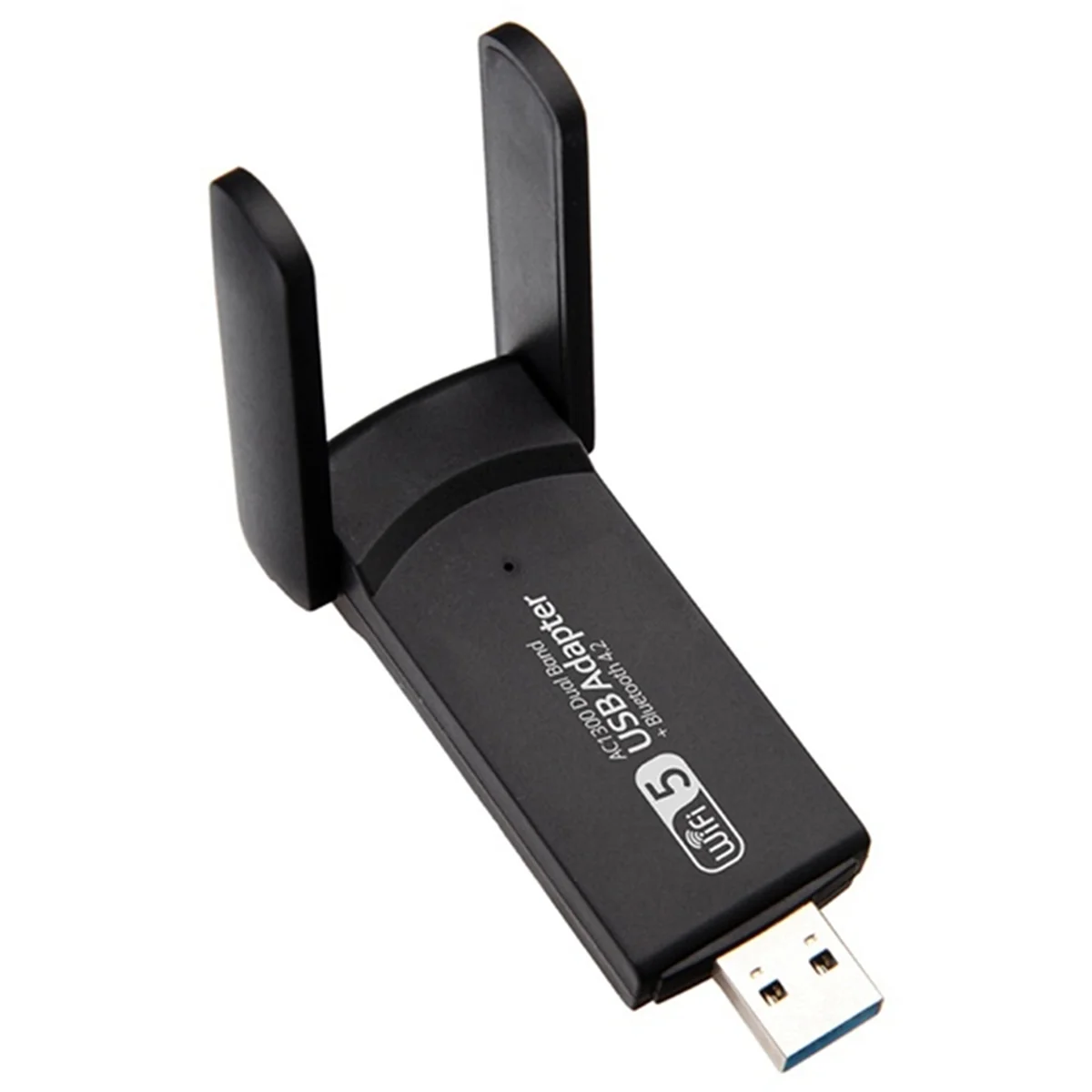 

1300 Мбит/с USB-Wi-Fi-адаптер USB 3.0 Беспроводной ключ 2,4G и 5G Двухдиапазонная беспроводная сетевая карта 2-в-1 для настольного компьютера