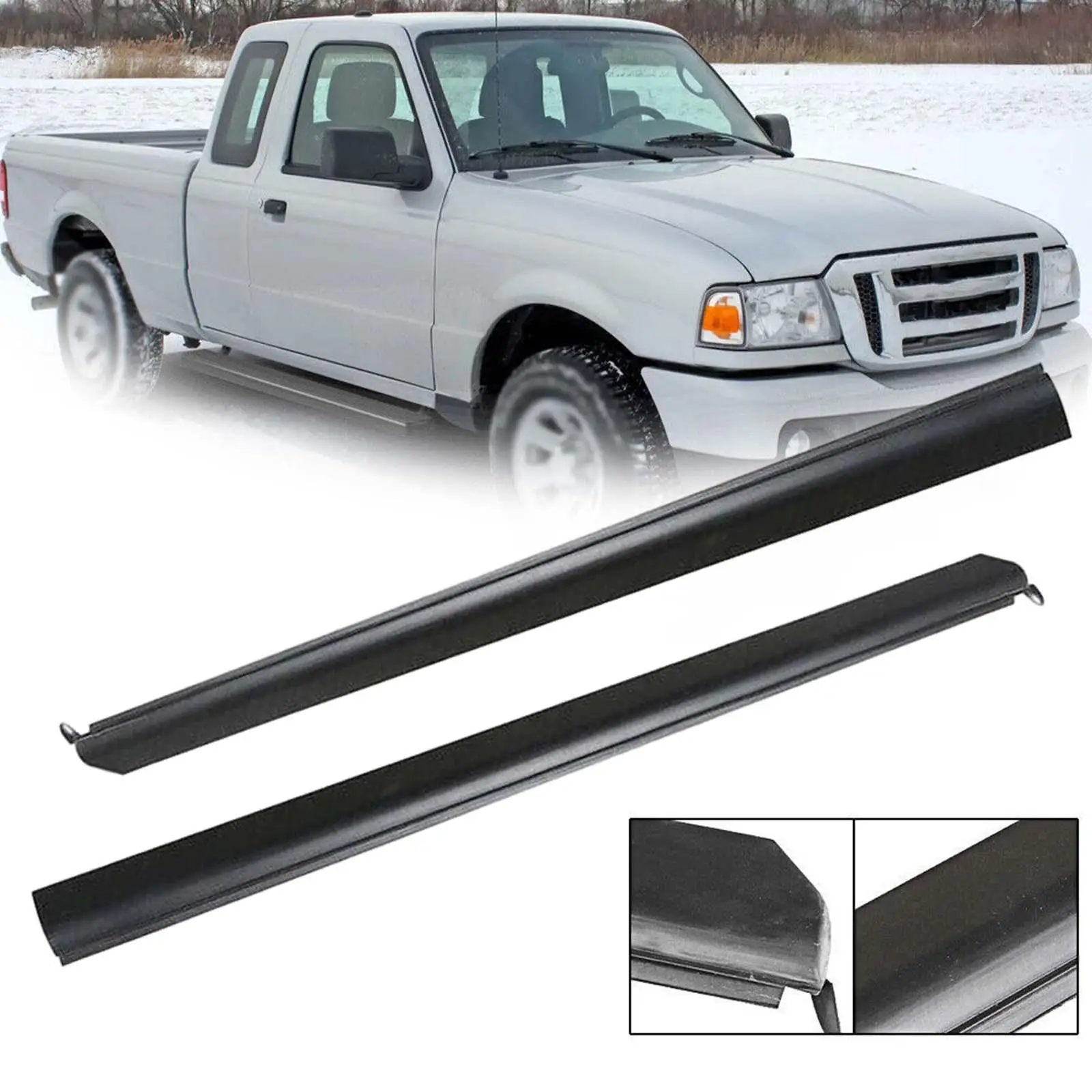 

2Pcs Door Weatherstrip 6L5Z-1021452-aa for Ford Ranger Pickup Truck
