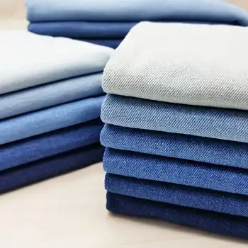 牛仔布DIY服裝牛仔褲布料設計簡約純色針線活縫紉服裝布料薄洋裝半身裙家居裝飾 10 最佳銷售 牛仔布 - №9