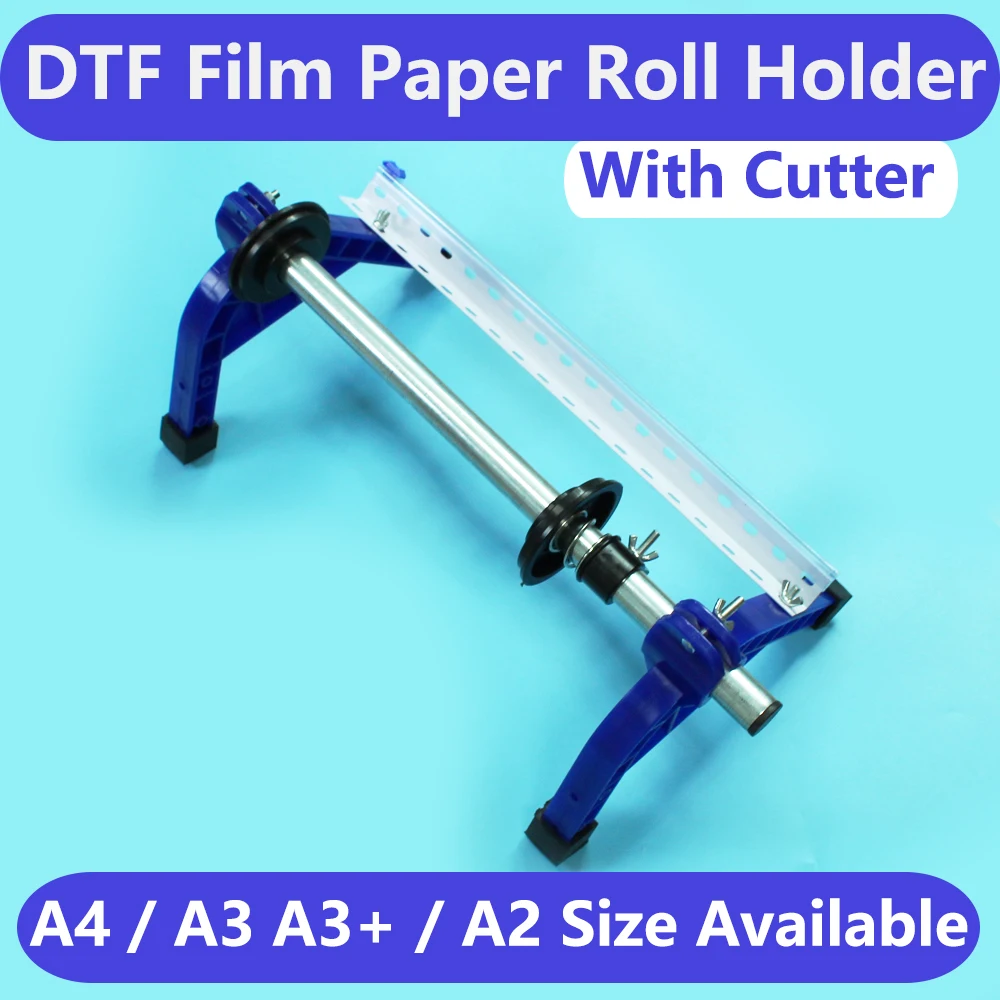 DTF Print Roll Film Holder Kit Cylinder Rack Tool For Epson L1800 L805 18100 L800 L8050 XP15000 XP600 L18050 Printer Film Holder