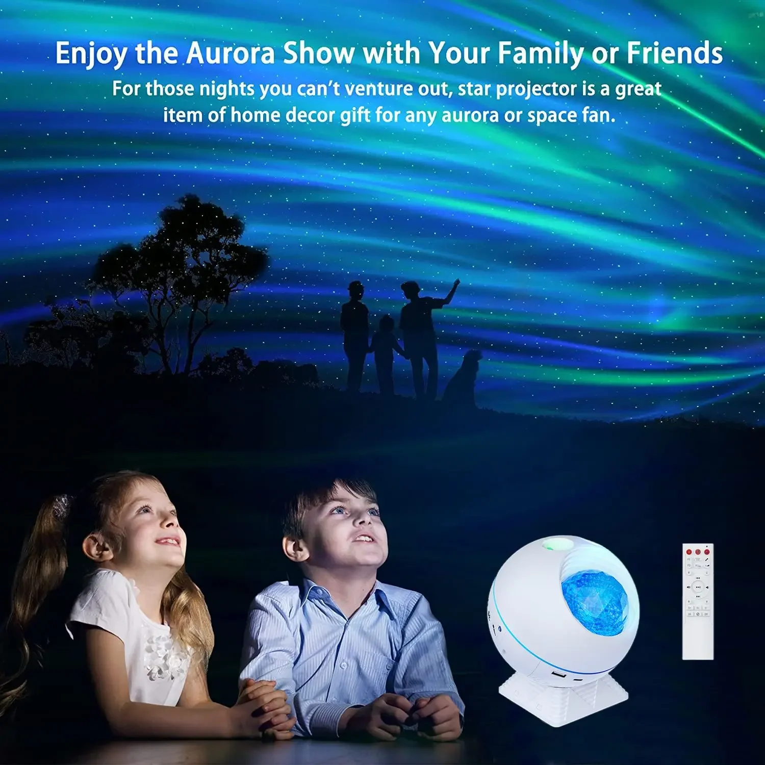 Home star projection light Galaxy Bluetooth speaker night light room projection atmosphere night light