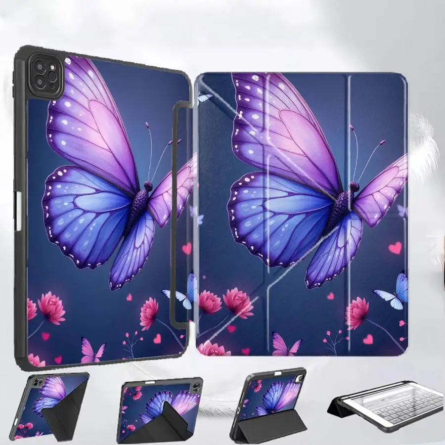 

Чехол-подставка для планшетов iPad Mini 6, 7, Pro 2025, Pro 11-го, 10-го, 9-го, 8-го, 7-го поколений, 12.9 дюймов, Air 4, 5, M3, M2, M4, 11 дюймов, Romantic