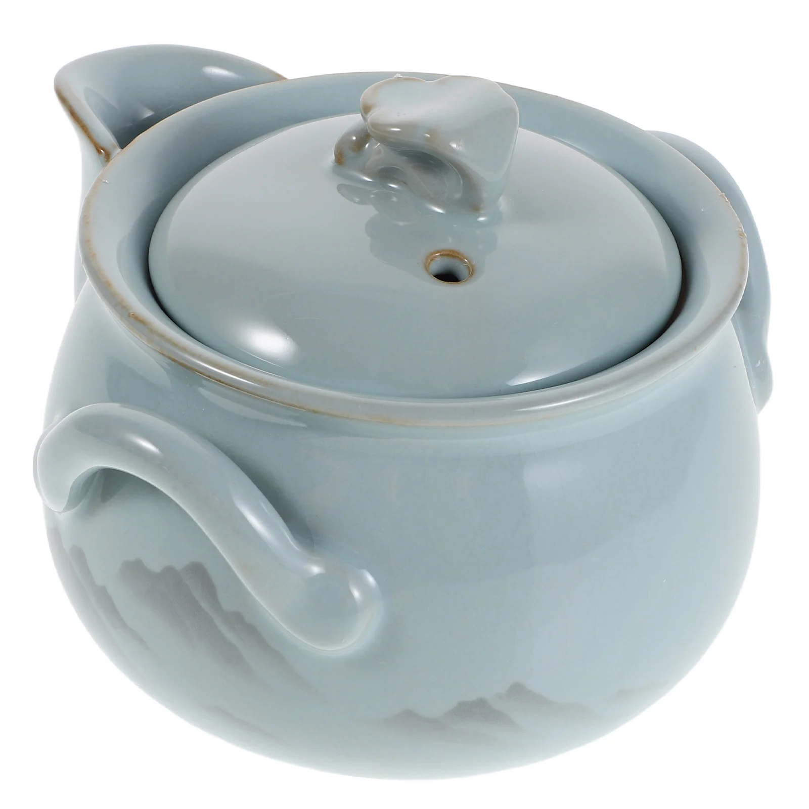 

Ceramic Teapot Chinese Vintage Porcelain Loose Leaf Tea Kettle for Home Office Guests Brewing Kung Fu Tea Set Oriental