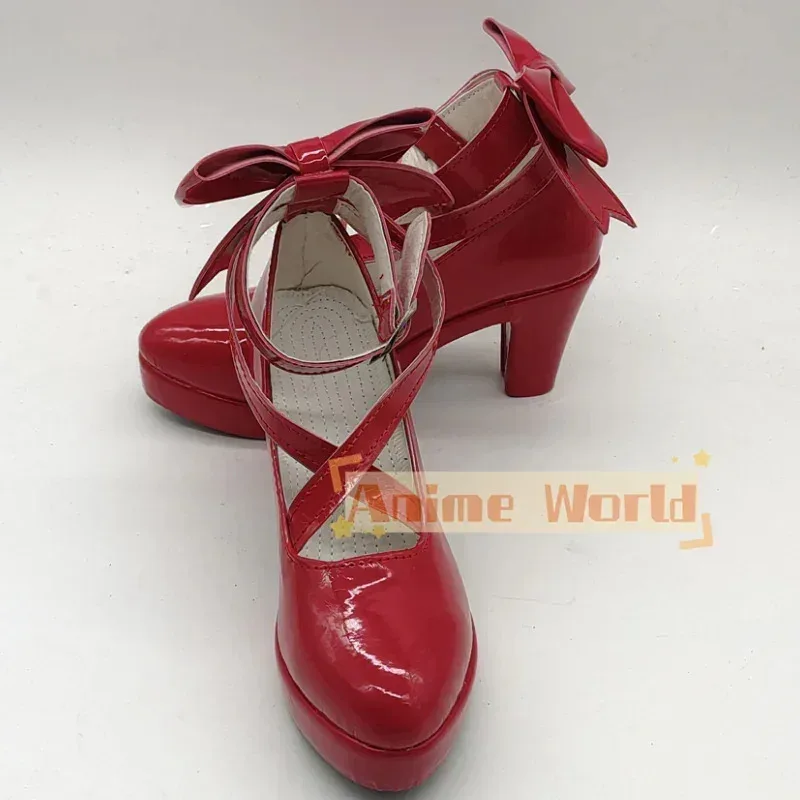 

Новая обувь для косплея Puella Magi Madoka Magica Kaname Madoka, индивидуальный размер, Хэллоуин, карнавал, Рождество, MHBFDFDS2025