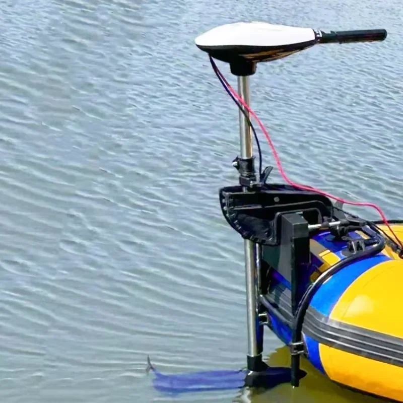 محرك كهربائي خارجي 12/24 فولت بدون فرشاة 18-88 رطل محرك التصيد الكهربائي قابل للطي من الفولاذ المقاوم للصدأ محرك القارب #6