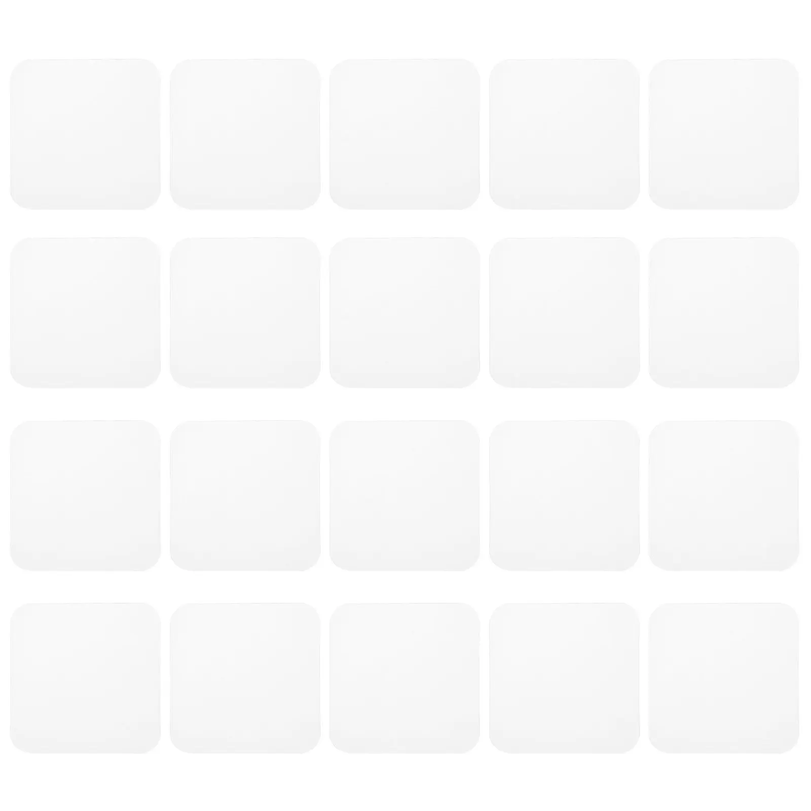 

20 шт. двусторонних клейких прозрачных лент для крепления, съемные, для дома и офиса, самоклеящиеся, многофункциональные