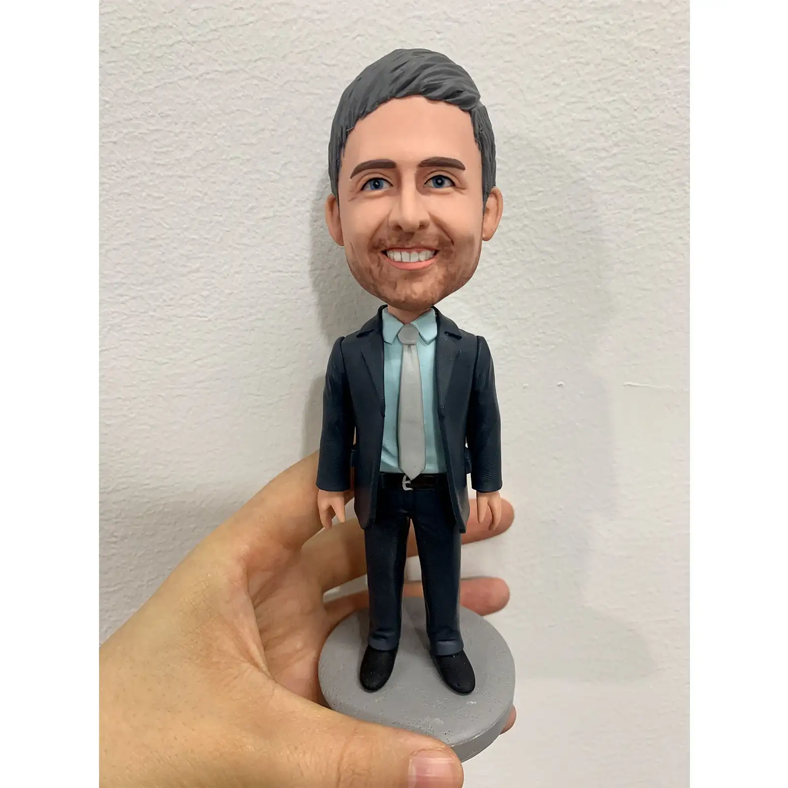 

Full Custom Head & Body Figurines Personalized Bobblehead Dolls Handmade Bespoke Gifts Based on Your Photos 1 Person